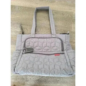 Skip Hop‎ grey large diaper bag #4